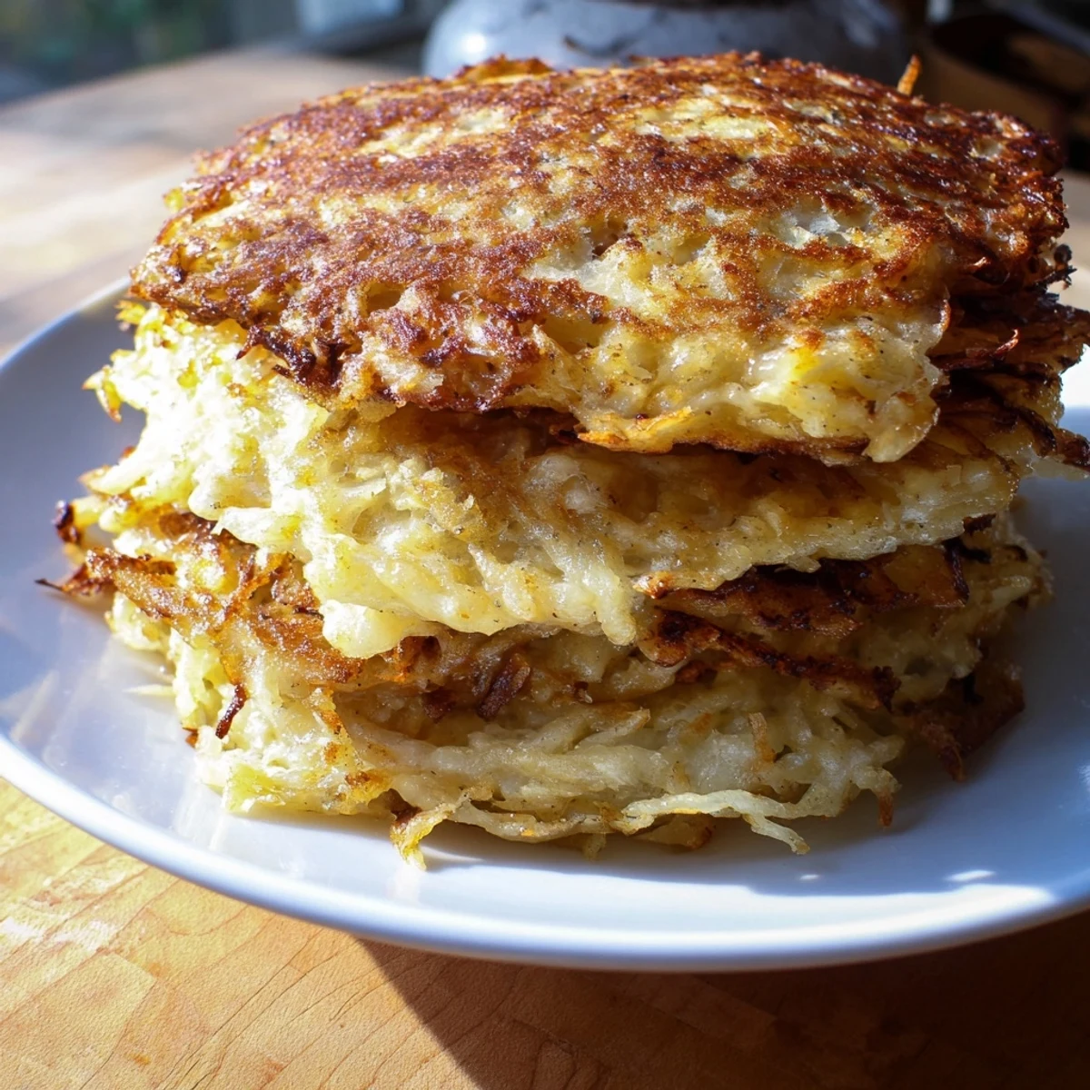 Kartoffelpuffer mit Apfelmus