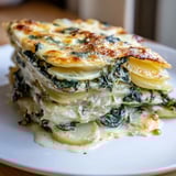 Spinach Potato Bake Auflauf